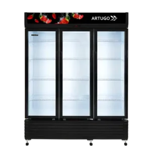 Artugo Kulkas Showcase Cooler Lemari Pendingin Kaca 3 Pintu 1450 Liter SV 1453 NO FROST