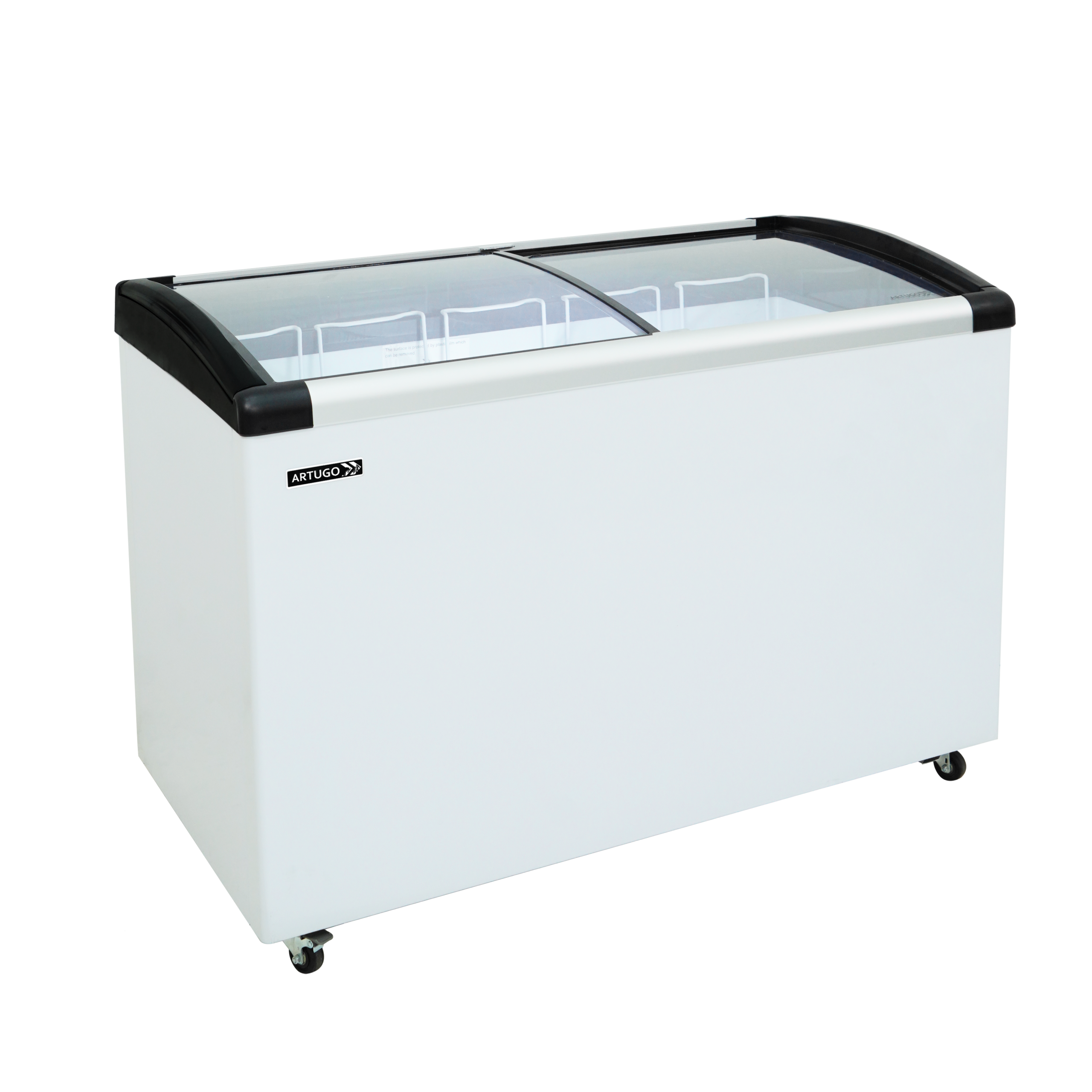 ARTUGO Sliding Curve Glass Freezer 296Liter SH 325 - Gambar 3
