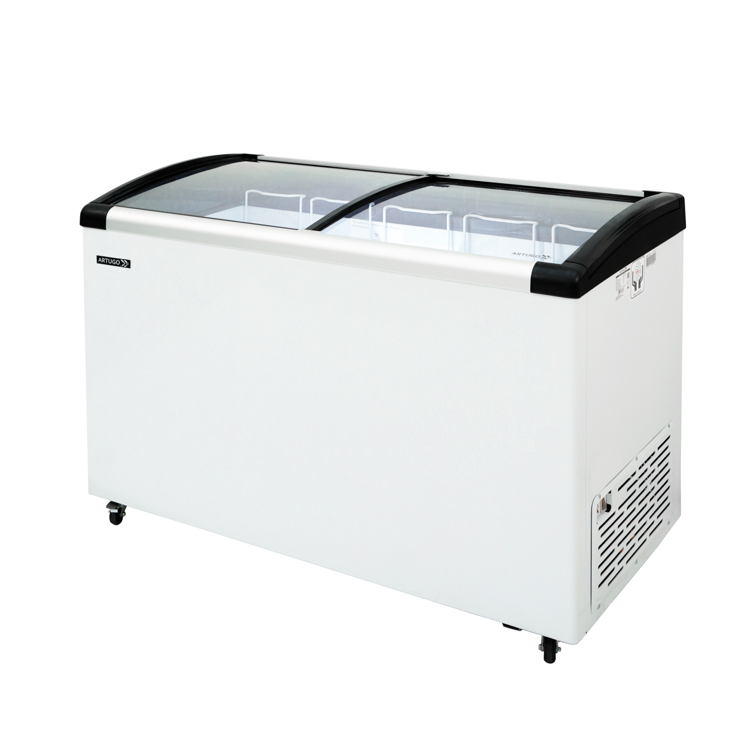 ARTUGO Sliding Curve Glass Freezer 296Liter SH 325 - Gambar 4